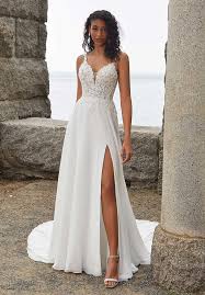The Porcelain: Elegant White Lace Evening Gown