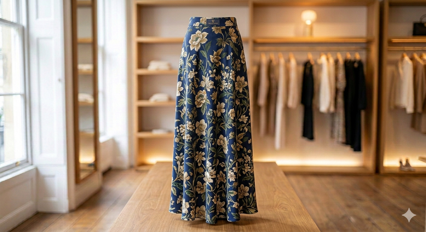Floral Long Skirt
