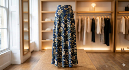 Floral Long Skirt
