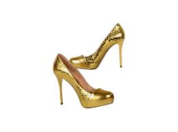 Golden Makachier Shoes